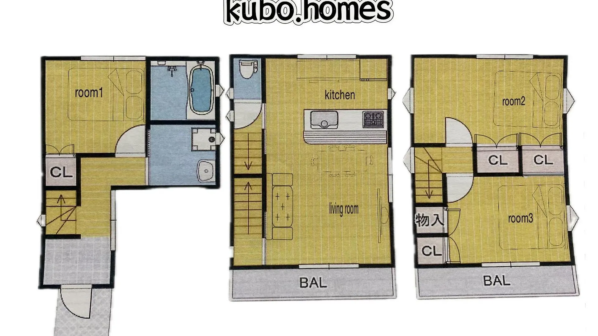 Villa Guest House Kubo Homes Tengachaya 2 Osaca Japão